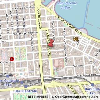 Mappa Via Nicola de Giosa, 56, 70121 Bari, Bari (Puglia)