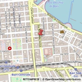 Mappa Via Nicola De Giosa,  46, 70121 Bari, Bari (Puglia)