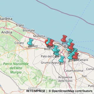 Mappa Viale delle Nazioni sc Presso il Centro Tecnologico Interprovnciale di Fabbricazione Digitale Poliba FabLab, 70032 Bitonto BA, Italia (13.85867)