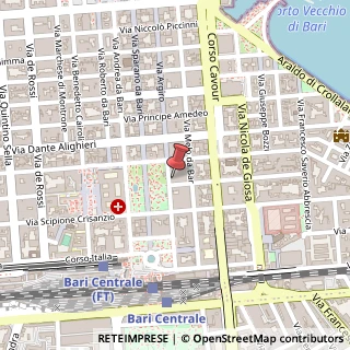 Mappa Piazza Umberto I, 32, 70121 Bari, Bari (Puglia)