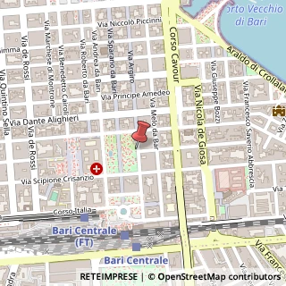 Mappa Piazza umberto i 103, 70121 Bari, Bari (Puglia)