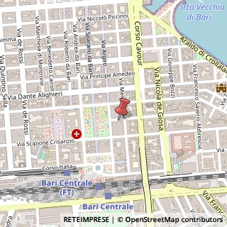 Mappa Via Giuseppe Davanzati Forges, 28, 70121 Bari, Bari (Puglia)