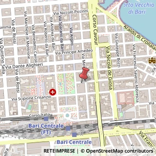 Mappa Via Giuseppe Davanzati Forges, 28, 70121 Bari, Bari (Puglia)