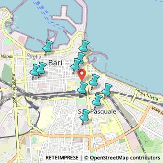 Mappa Postale 322 poste centrali, 70121 Bari BA, Italia (0.82364)