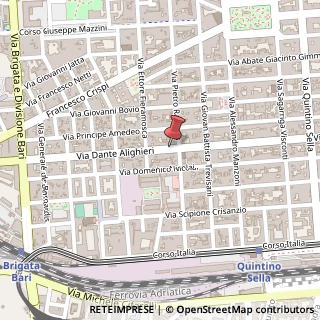 Mappa Via Dante Alighieri, 375, 70123 Bari, Bari (Puglia)
