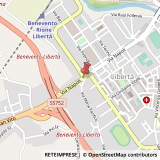 Mappa Via Napoli, 171, 82100 Benevento, Benevento (Campania)