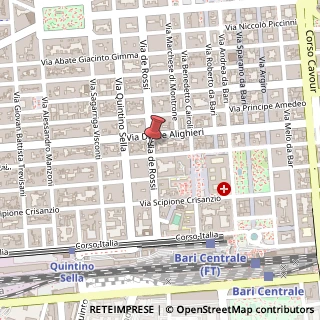 Mappa Via De Rossi,  151, 70122 Bari, Bari (Puglia)