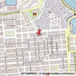 Mappa Via Niccolò Piccinni, 175/A, 70122 Bari, Bari (Puglia)