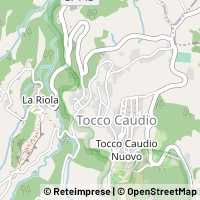 Mapa Tocco Caudio