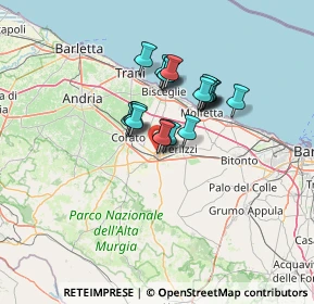 Mappa Vico V. A. Berardi, 70037 Ruvo di Puglia BA, Italia (9.9015)