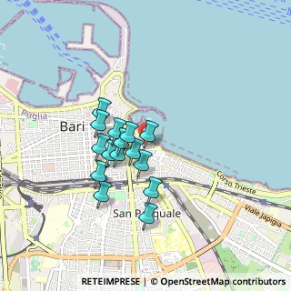 Mappa Largo Adua, 70121 Bari BA, Italia (0.72)