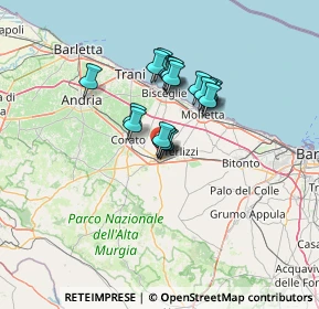 Mappa Via A. Pertini, 70037 Ruvo di Puglia BA, Italia (10.17789)