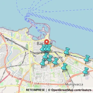 Mappa Via Andrea da Bari, 70121 Bari BA, Italia (2.19)