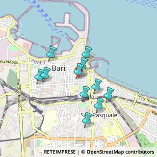 Mappa Via Andrea da Bari, 70121 Bari BA, Italia (0.82636)