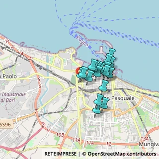 Mappa Via Nitto de Rossi, 70123 Bari BA, Italia (1.30421)