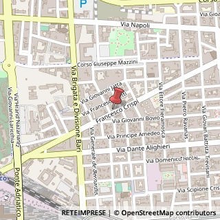Mappa Via Francesco Crispi, 109, 70123 Bari, Bari (Puglia)