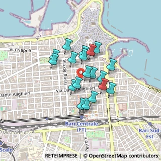 Mappa Via Roberto da Bari, 70121 Bari BA, Italia (0.339)