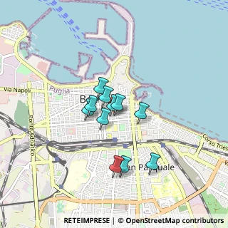 Mappa Via Roberto da Bari, 70121 Bari BA, Italia (0.63545)