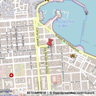 Mappa Via Montenegro, 4, 70121 Bari, Bari (Puglia)