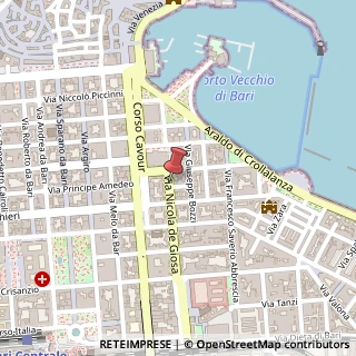 Mappa Via Montenegro, 2, 70121 Bari, Bari (Puglia)