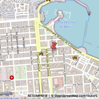 Mappa Via Montenegro, 4, 70121 Bari, Bari (Puglia)