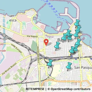 Mappa Via Francesco Netti, 70123 Bari BA, Italia (1.29615)