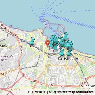 Mappa Via Gaetano Devitofrancesco, 70123 Bari BA, Italia (1.26643)