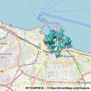 Mappa Via Francesco Netti, 70123 Bari BA, Italia (1.086)