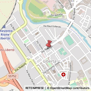 Mappa Via Napoli, 145, 82100 Benevento, Benevento (Campania)
