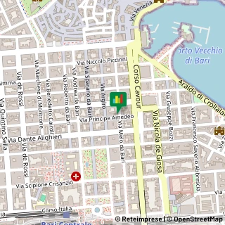 Mappa Via Principe Amedeo, 25, 70121 Bari, Bari (Puglia)