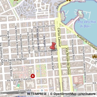 Mappa Via Melo da Bari,  112, 70121 Bari, Bari (Puglia)