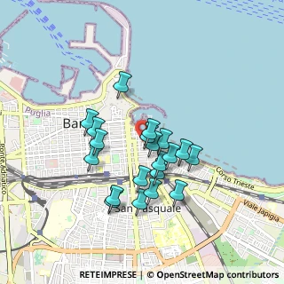 Mappa Via Vito Nicola De Nicolò, 70121 Bari BA, Italia (0.787)