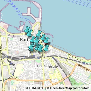 Mappa Via Vito Nicola De Nicolò, 70121 Bari BA, Italia (0.61294)