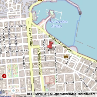Mappa Via Vito Nicola De Nicolò,  5, 70121 Bari, Bari (Puglia)