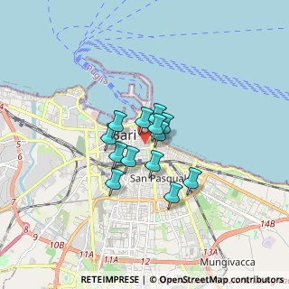 Mappa Via Principe Amedeo, 70121 Bari BA, Italia (1.08692)