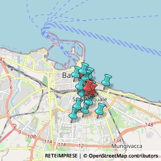 Mappa Via Principe Amedeo, 70121 Bari BA, Italia (1.21176)