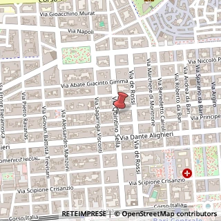 Mappa Via Quintino Sella, 100, 70122 Bari, Bari (Puglia)