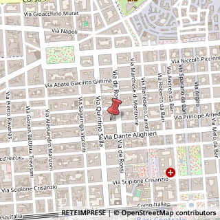 Mappa Via Principe Amedeo, 173, 70122 Bari, Bari (Puglia)