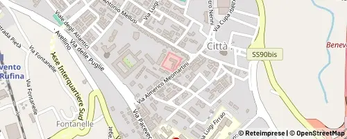 Mappa Benevento