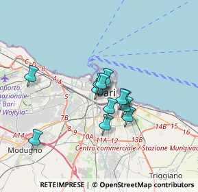 Mappa Via Francesco Crispi, 70123 Bari BA, Italia (2.55167)