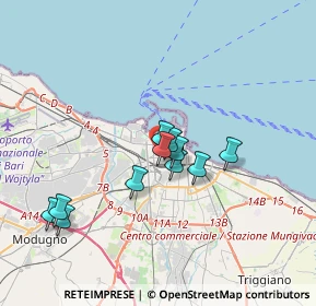 Mappa Via Francesco Crispi, 70123 Bari BA, Italia (3.10182)