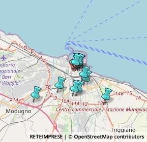 Mappa Via Francesco Crispi, 70123 Bari BA, Italia (2.23182)