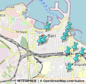 Mappa Piazza Enrico de Nicola, 70123 Bari BA, Italia (1.15545)
