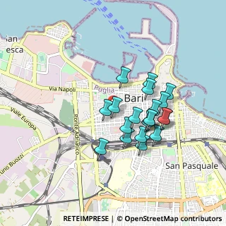 Mappa Piazza Enrico de Nicola, 70123 Bari BA, Italia (0.773)