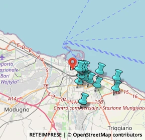 Mappa Piazza Enrico de Nicola, 70123 Bari BA, Italia (2.96462)