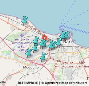 Mappa 70132 Bari BA, Italia (2.79833)