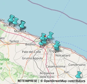 Mappa 70132 Bari BA, Italia (16.92231)