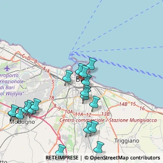 Mappa Piazza Risorgimento, 70122 Bari BA, Italia (5.25789)
