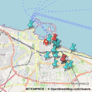 Mappa Sede operativa, 70122 Bari BA, Italia (1.815)