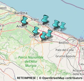 Mappa Via Ugo la Malfa, 70037 Ruvo di Puglia BA, Italia (11.38895)